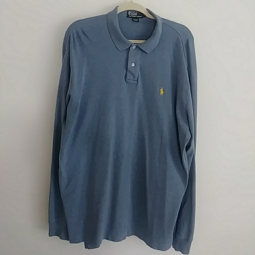Long sleeve polo shirt